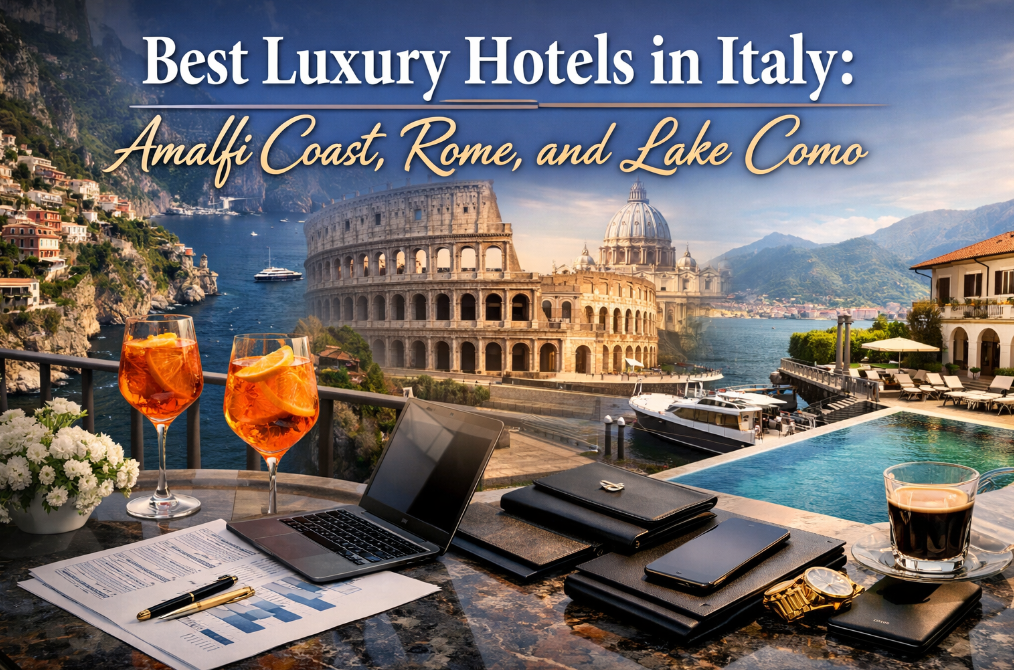Best Luxury Hotels in Italy: Amalfi Coast, Rome, and Lake Como